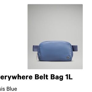 Lululemon Athletica Everywhere Belt Bag - Oasis Blue NWOT authentic.
